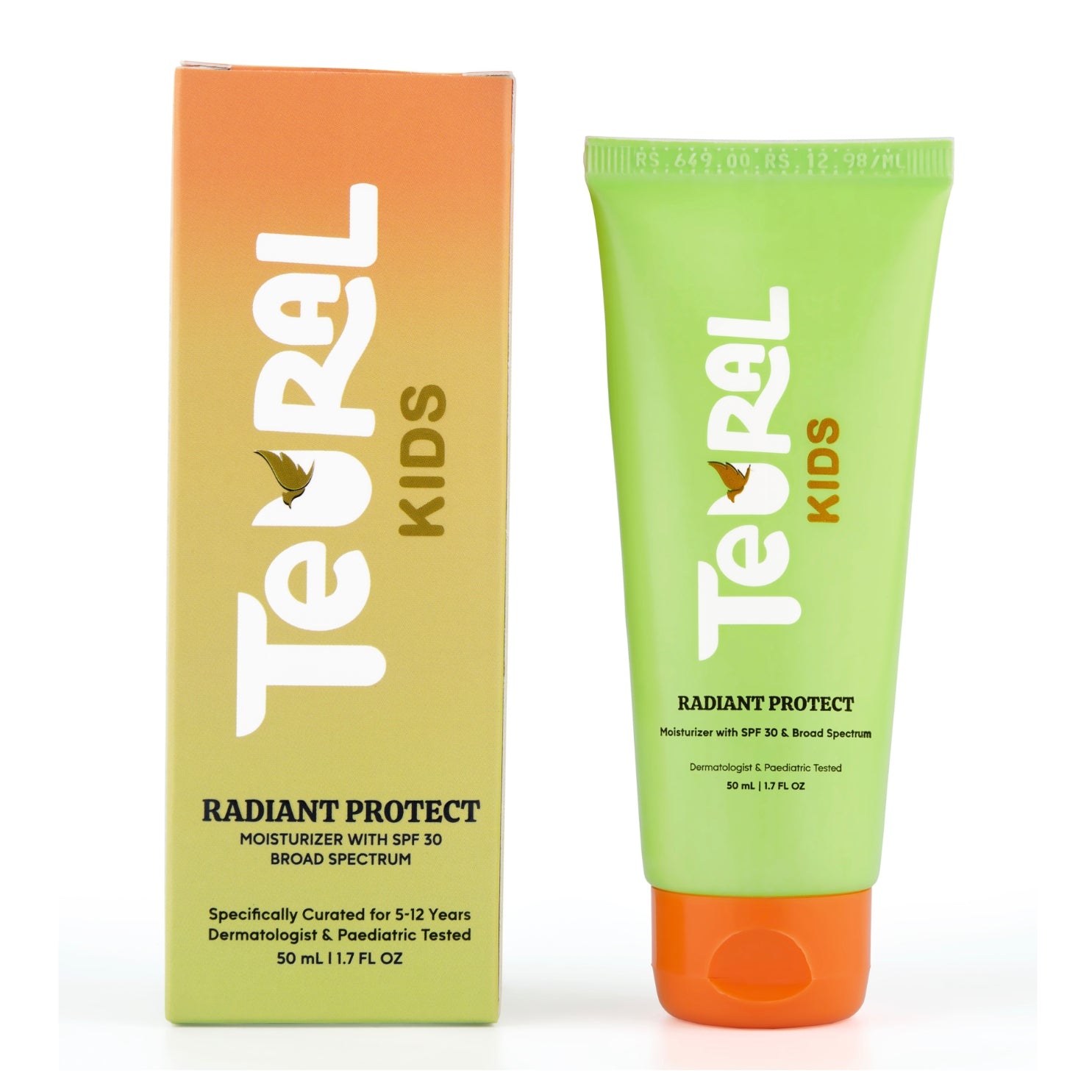 Radiant Protect - Kids Moisturizer with SPF 30 | Mineral Sunscreen( 5-12 years ) - 50ml