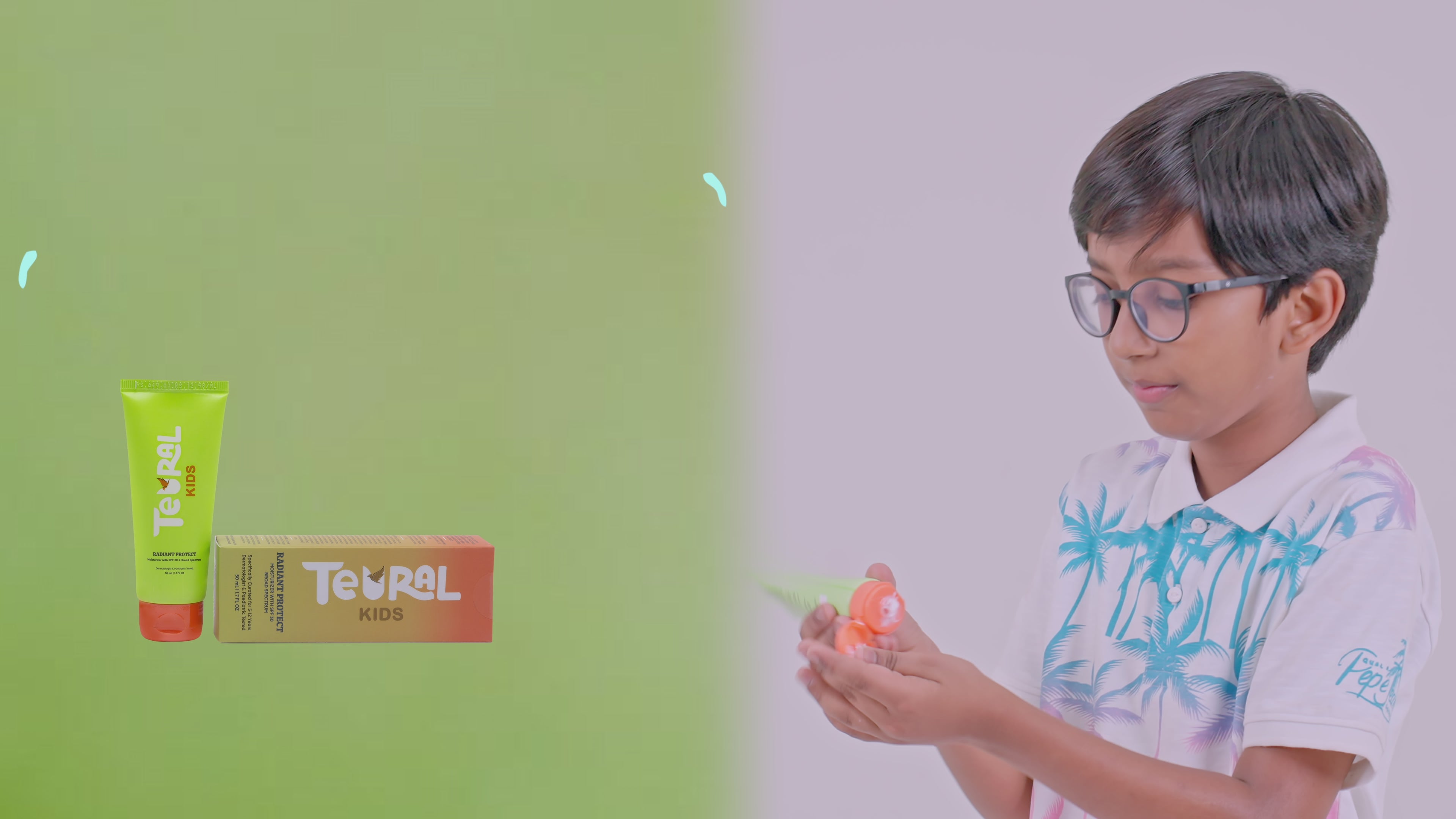 Radiant Protect - Kids Moisturizer with SPF 30 | Mineral Sunscreen( 5-12 years ) - 50ml