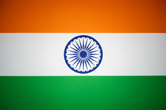 vibrant indian flag , just the main flag\